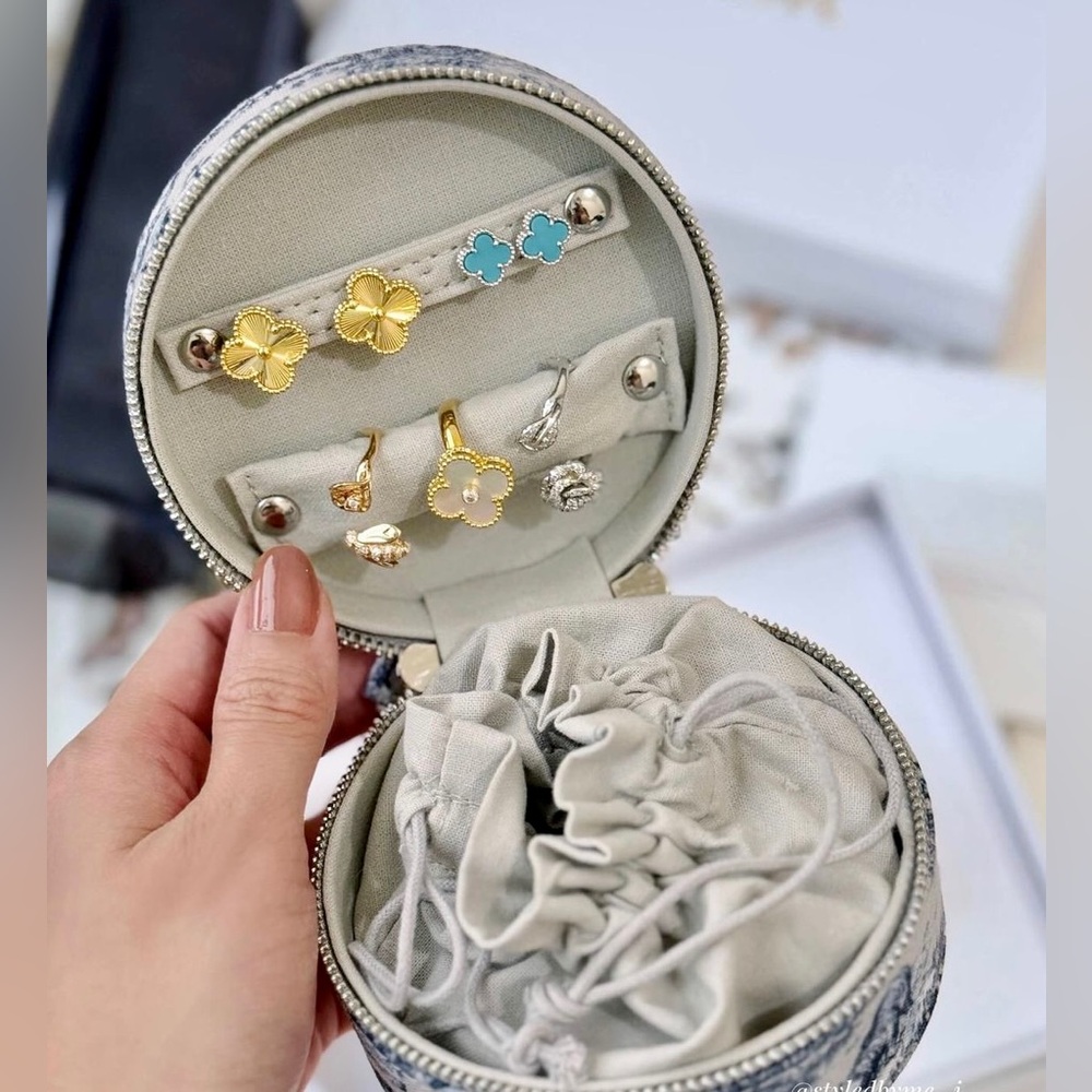Dior Around the World Jewelry Box Train Case Gift Set NWT